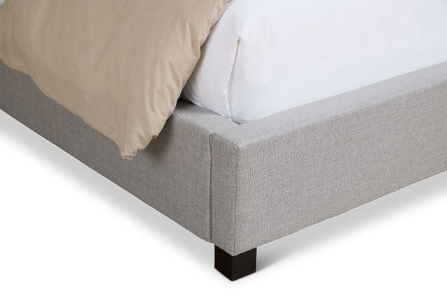 Monica Light Gray Uph Platform Bed