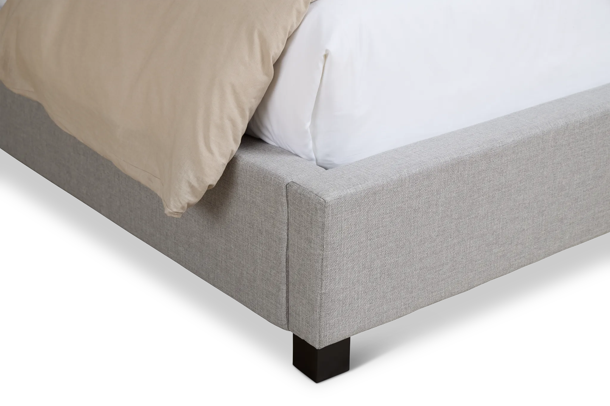 Monica Light Gray Uph Platform Bed