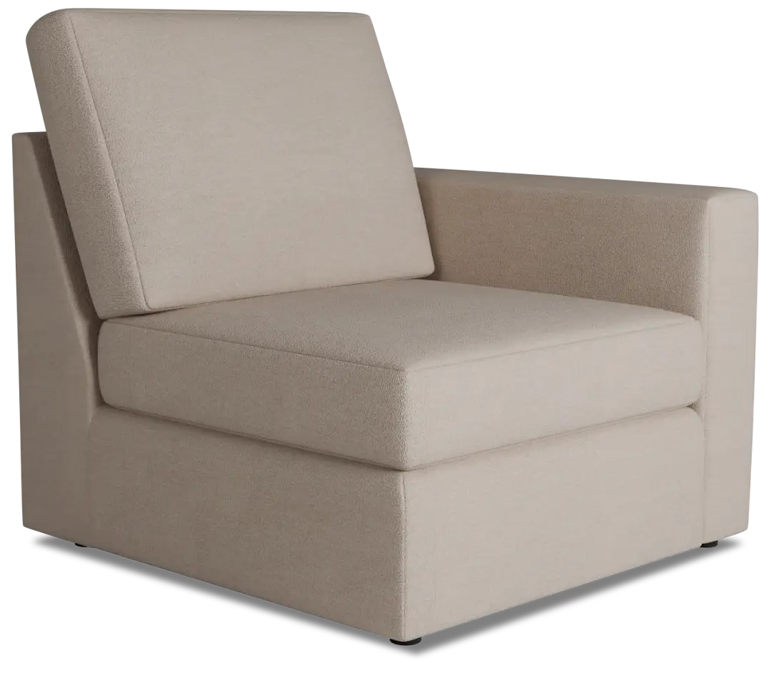 Citymod Beige Fabric Right Chair Citymod Beige Fabric Right Chair
