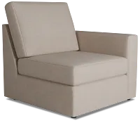 Citymod Beige Fabric Right Chair