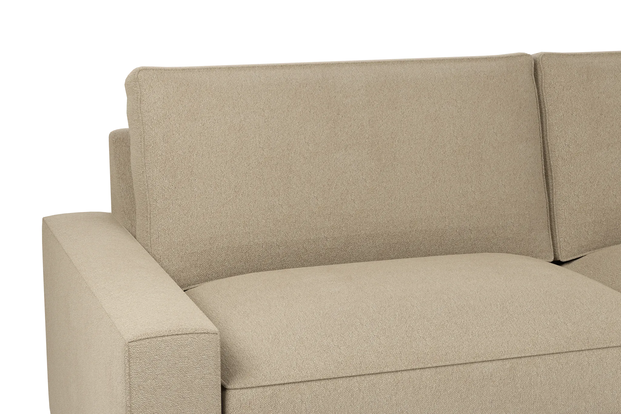 Edgewater Elite Taupe 96" Sofa W/ 2 Cushions