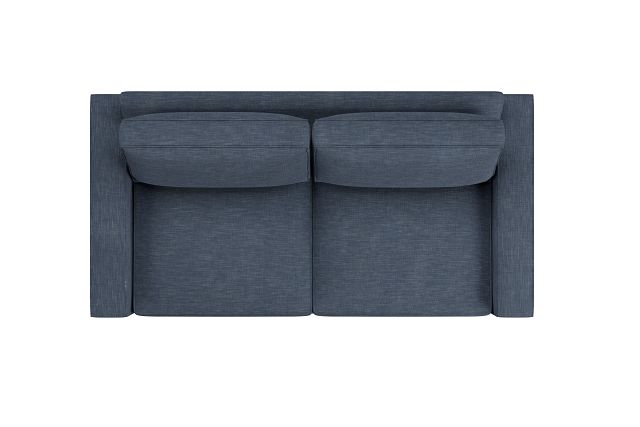 Edgewater Elevation Dark Blue 84" Sofa W/ 2 Cushions