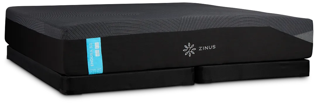 Zinus Endura 3.0 Plush Low-profile Mattress Set