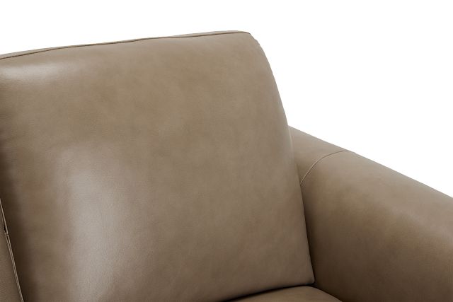 Lincoln Taupe Lthr/vinyl Loveseat