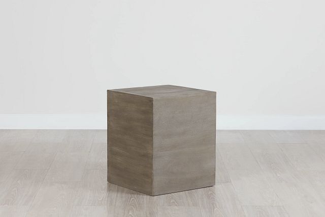 Ray Light Tone Square End Table