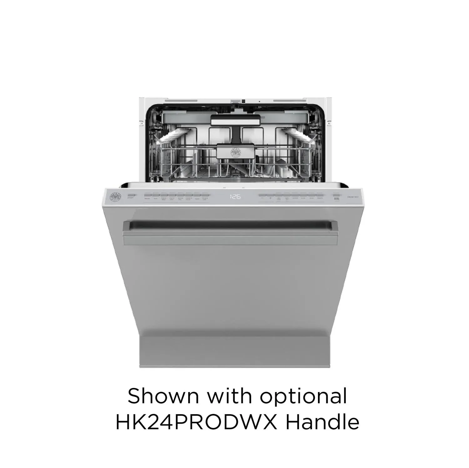 Bertazzoni 24 Series Stainless Steel 24" Built In Dishwasher