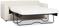 Tate Light Beige Fabric Cooling Memory Foam Sleeper