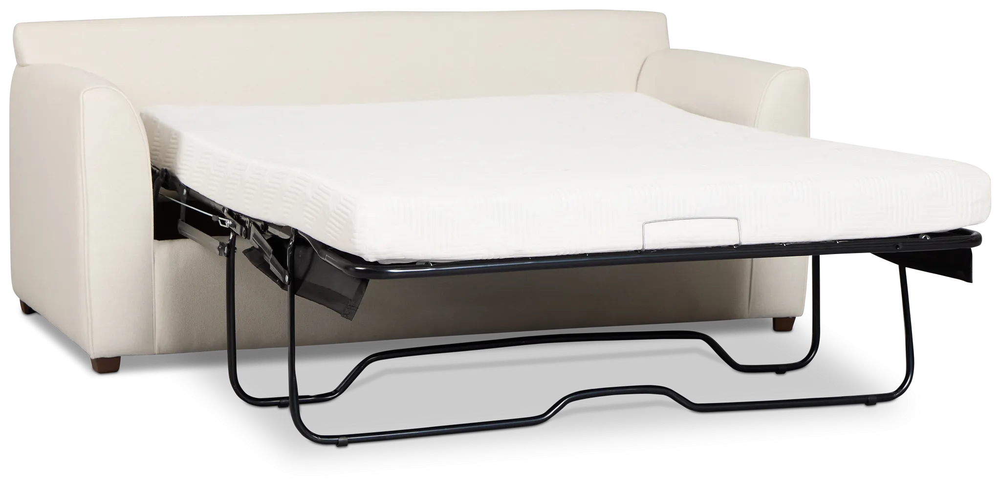 Tate Light Beige Fabric Cooling Memory Foam Sleeper
