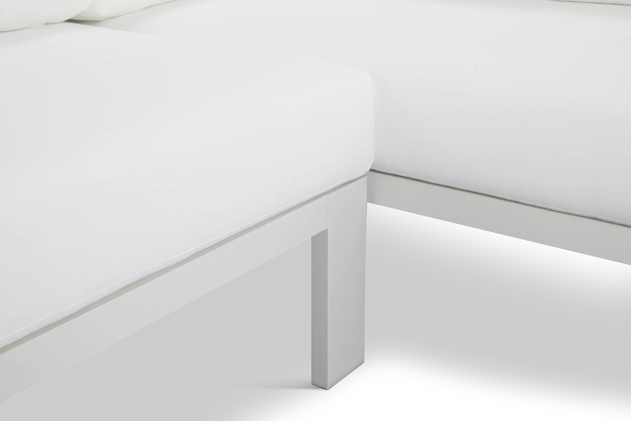 Sunrise White Small Left Sectional