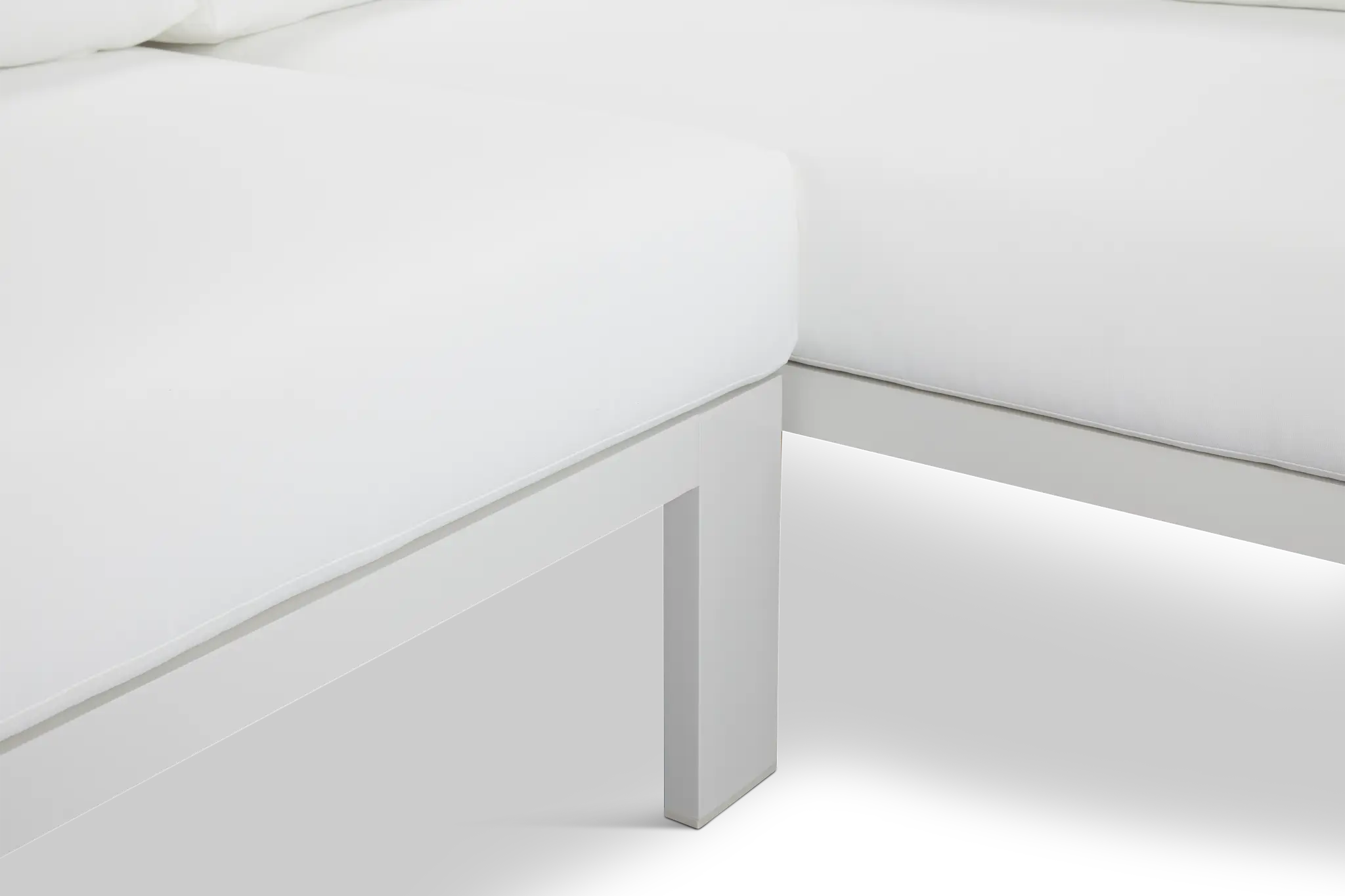 Sunrise White Small Left Sectional Sunrise White Small Left Sectional