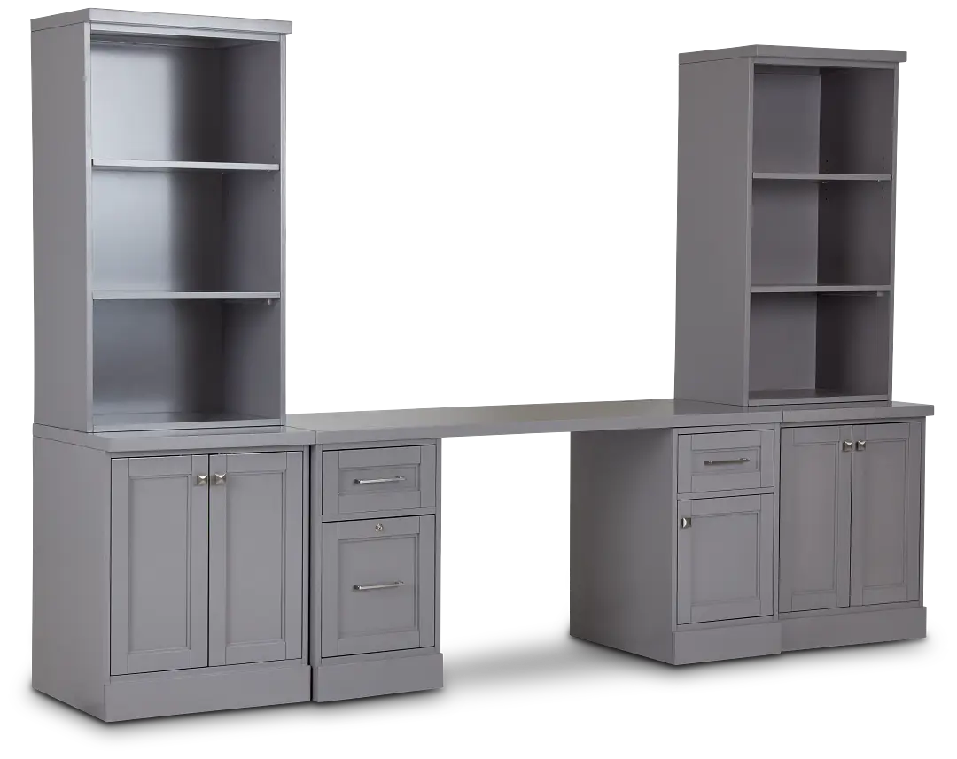 Newport Gray Door Wall Desk Newport Gray Door Wall Desk
