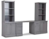 Newport Gray Door Wall Desk