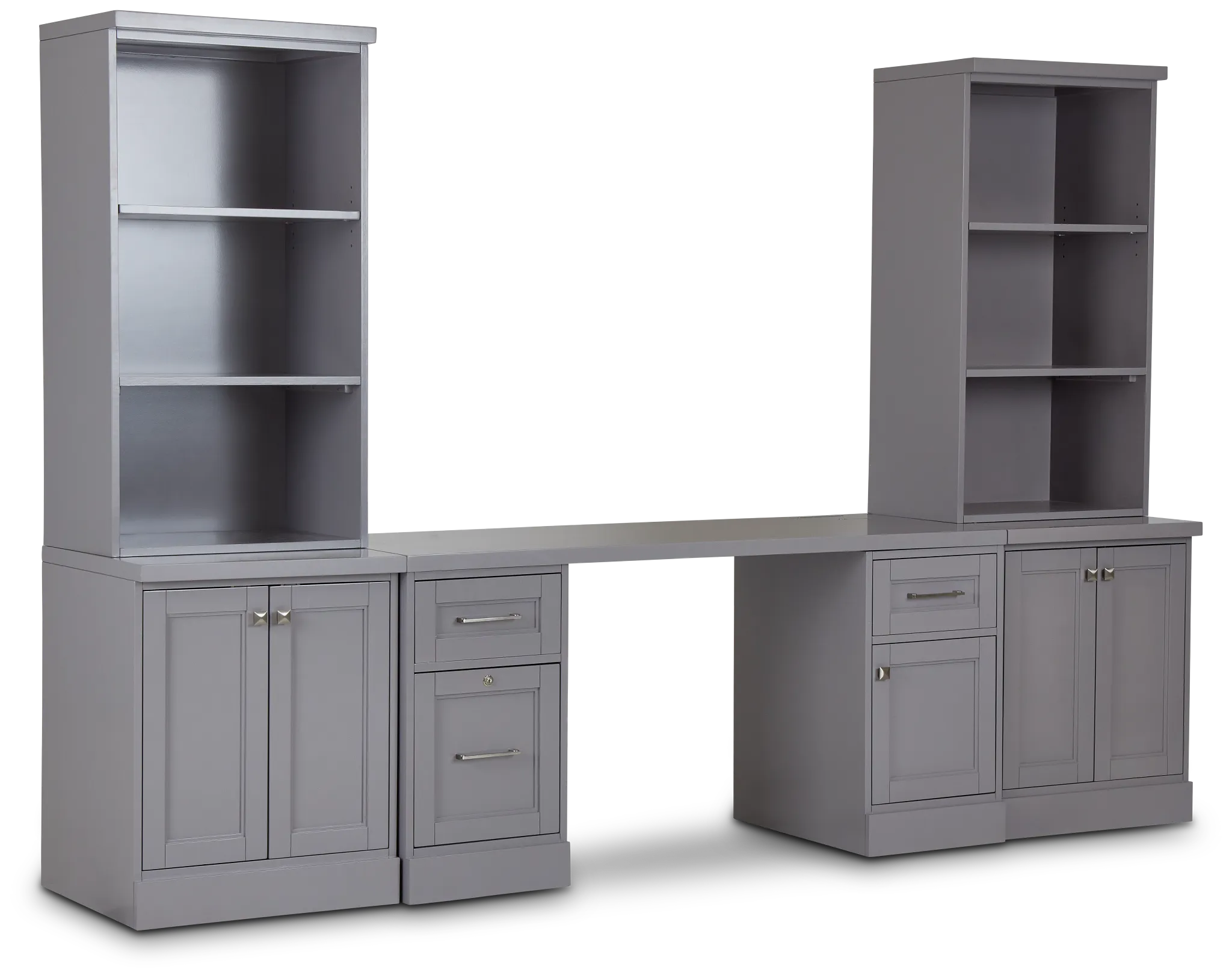 Newport Gray Door Wall Desk