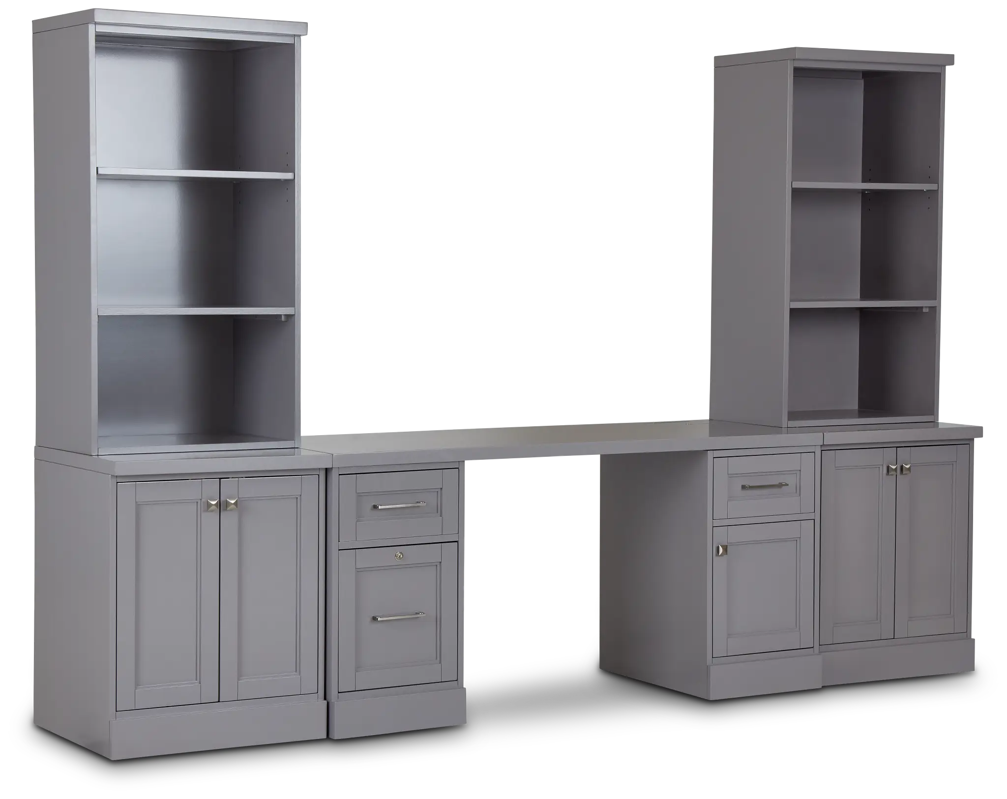 Newport Gray Door Wall Desk Newport Gray Door Wall Desk