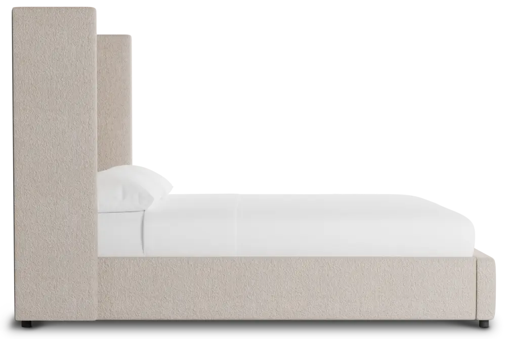 Captiva Elite Taupe 60" Upholstered Shelter Bed Captiva Elite Taupe 60" Upholstered Shelter Bed