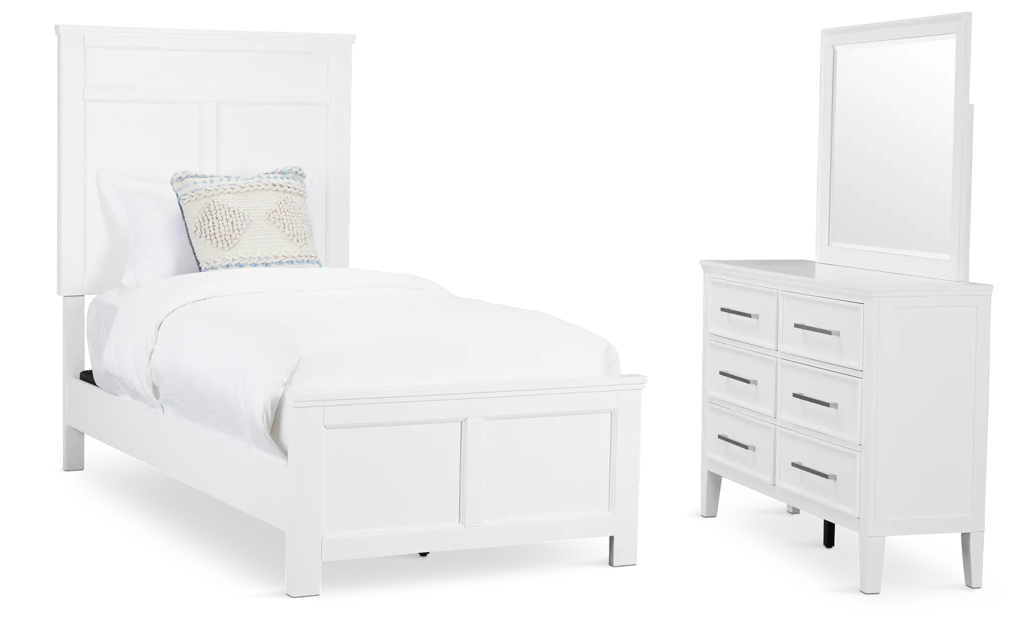 Seabrook White Small Panel Bedroom Seabrook White Small Panel Bedroom