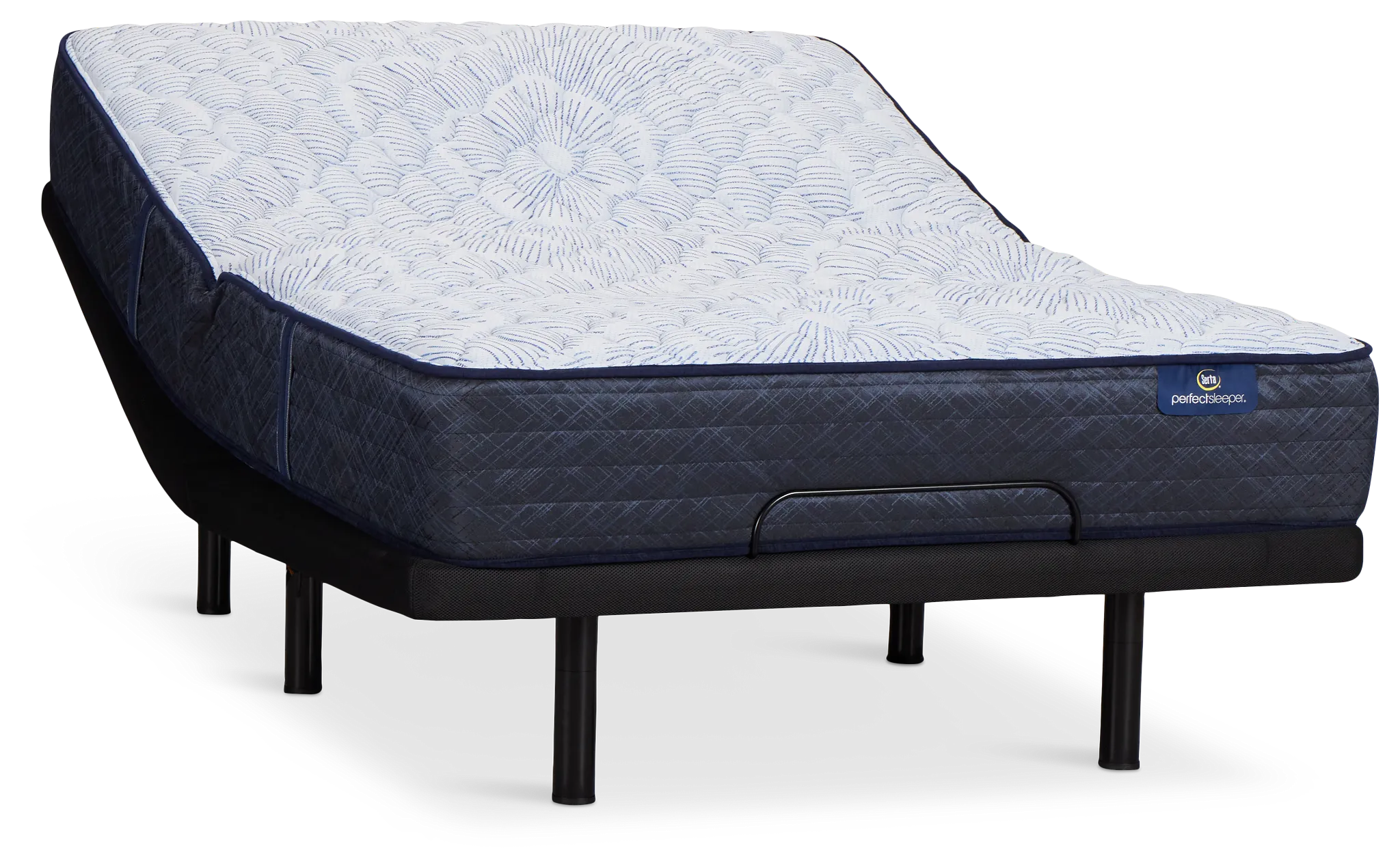 Serta Perfect Sleeper Blue Lagoon Nights Firm Elite Adjustable Mattress Set