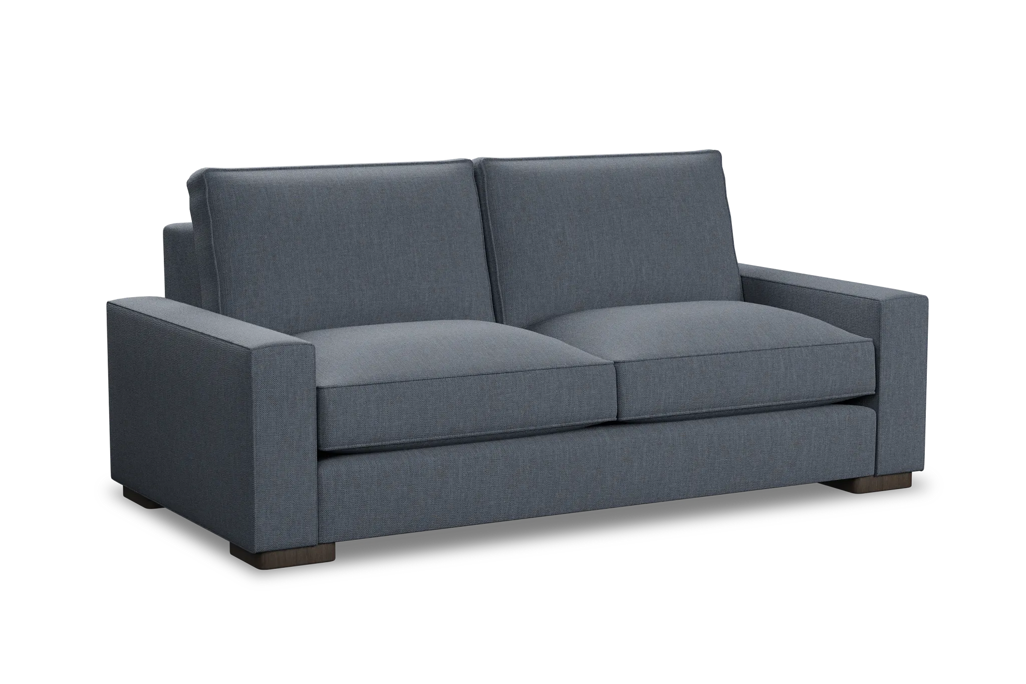 Edgewater Victory Dark Blue 84" Sofa W/ 2 Cushions