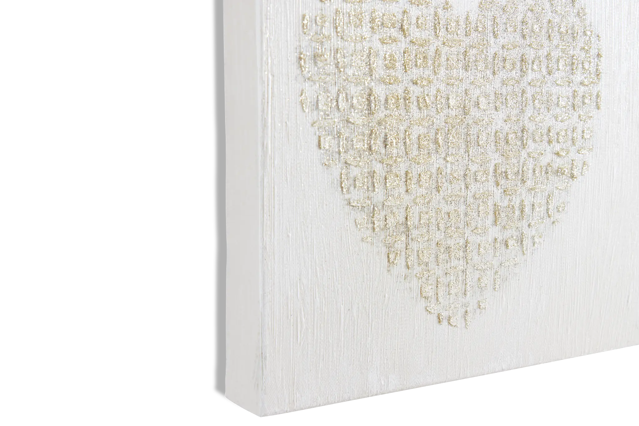 Heart Gold Canvas Wall Art Heart Gold Canvas Wall Art