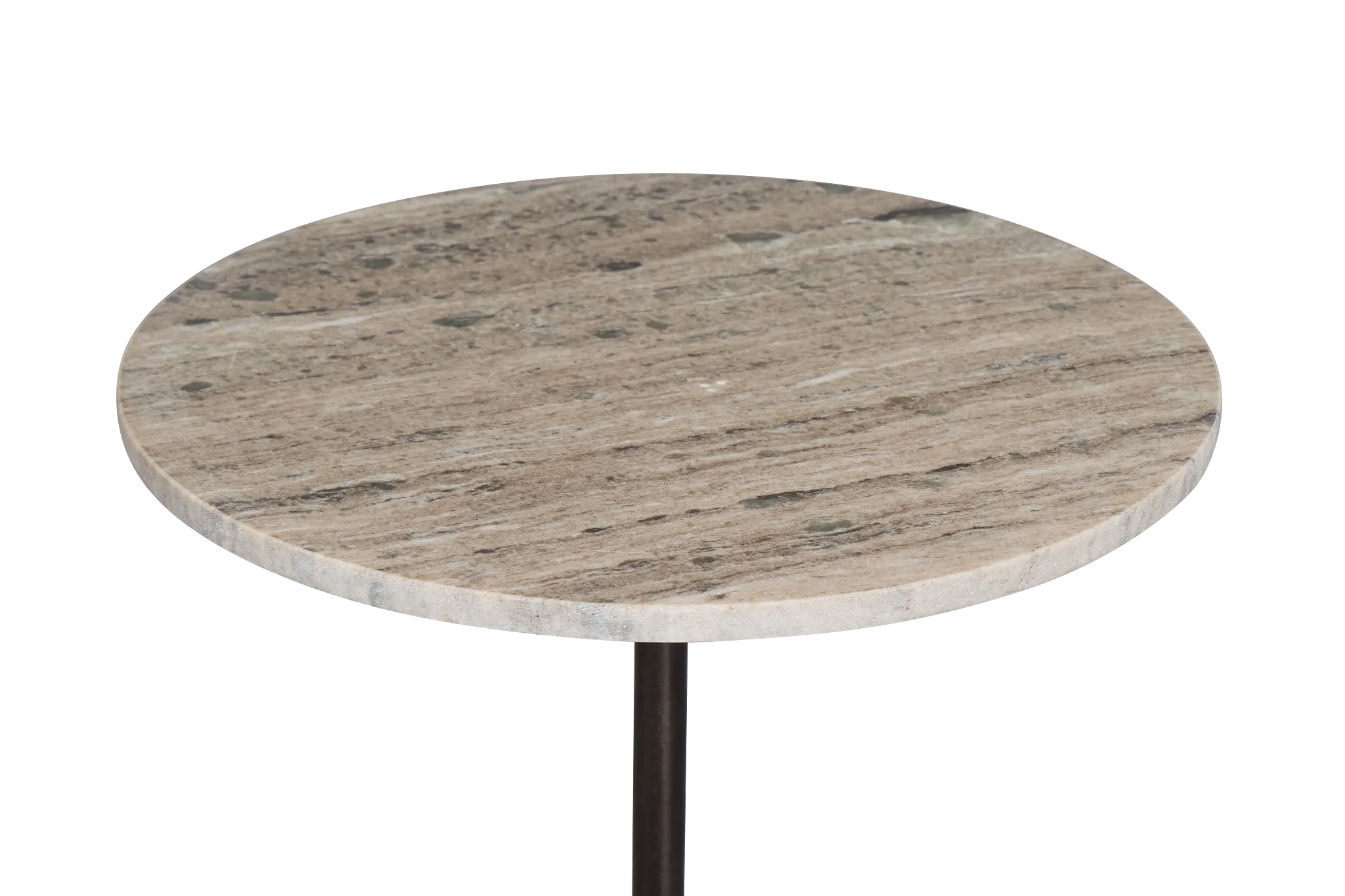 Diren Ivory Marble Accent Table