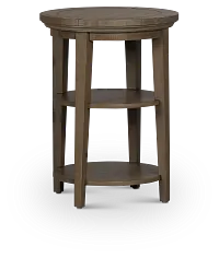 Heron Cove Light Tone Round End Table
