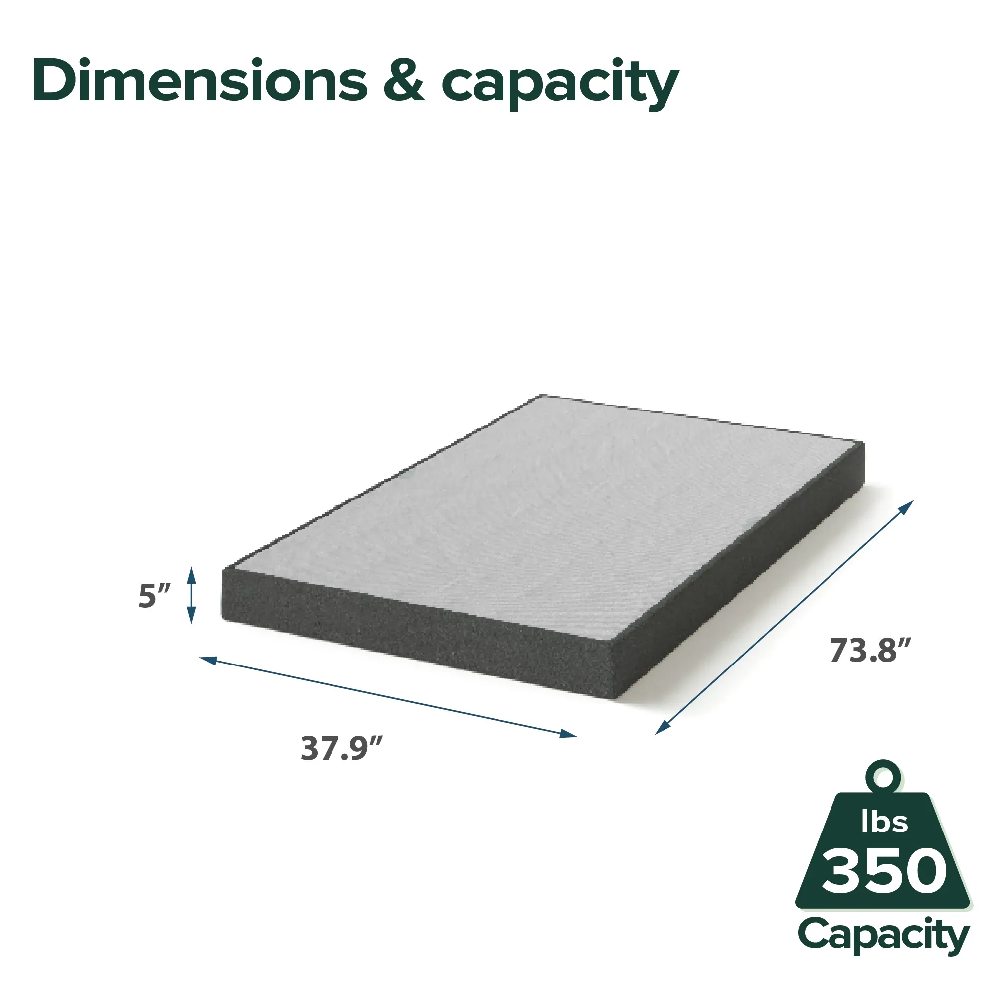 Zinus Smart 5" Boxspring
