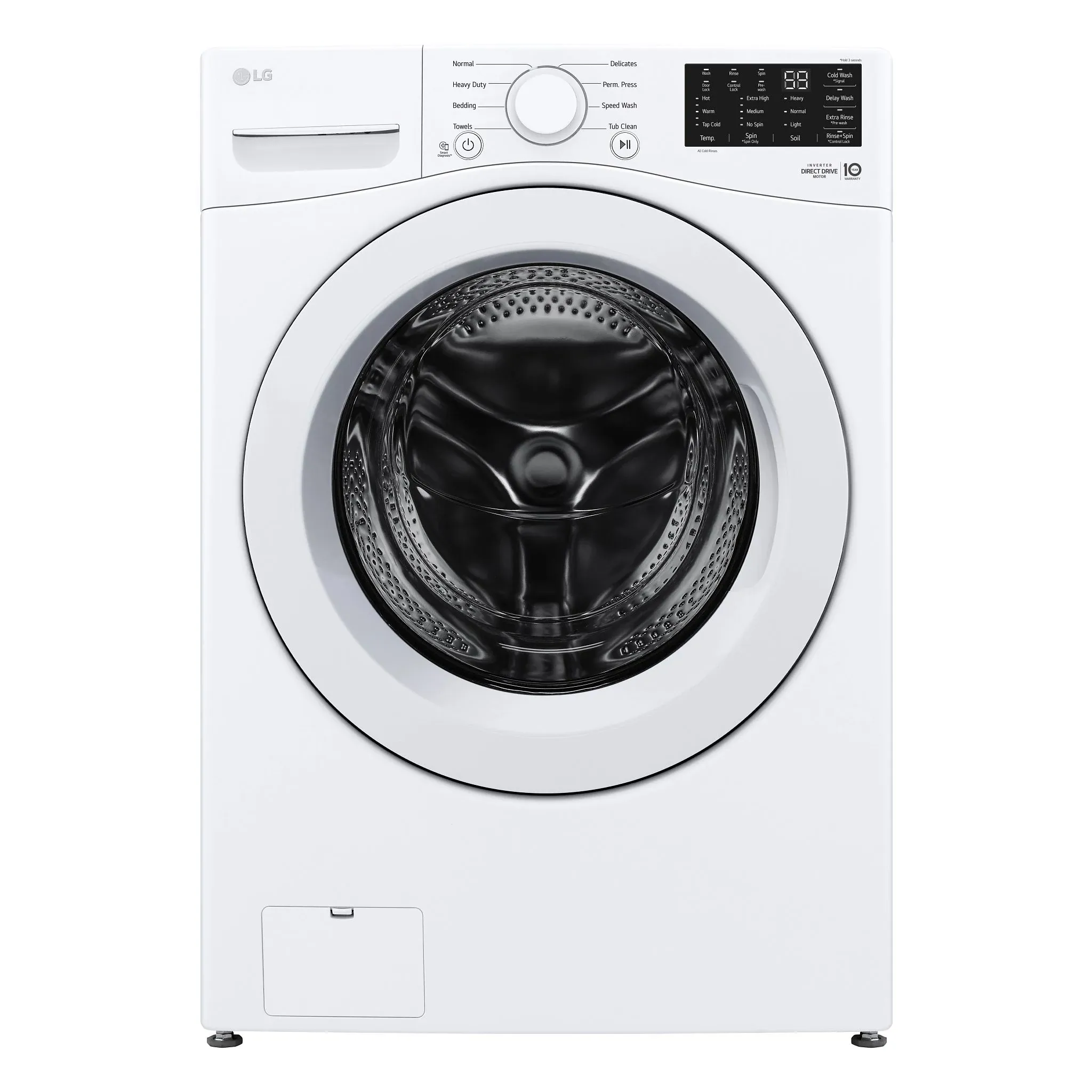 Lg 3470 Series White Front Load Washer