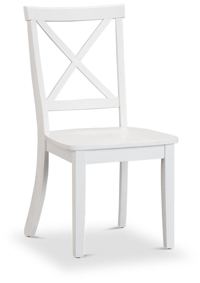 Woodstock White Wood Side Chair