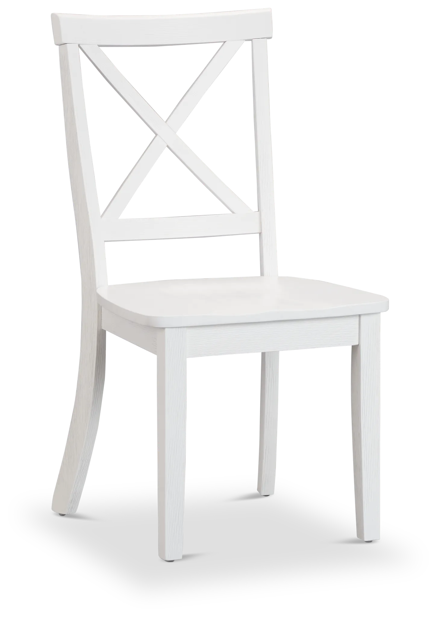 Woodstock White Wood Side Chair