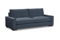 Edgewater Elevation Dark Blue 96" Sofa W/ 2 Cushions