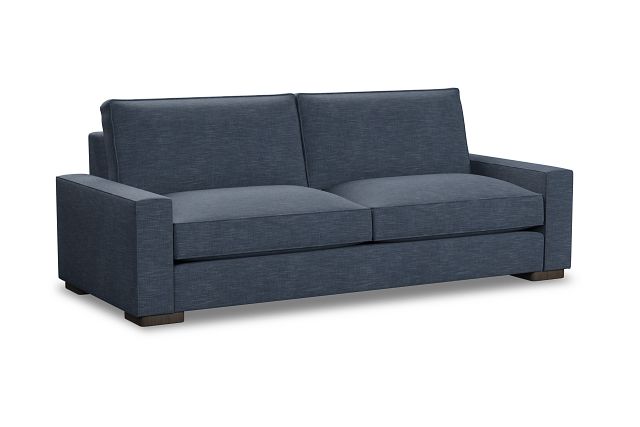 Edgewater Elevation Dark Blue 96" Sofa W/ 2 Cushions