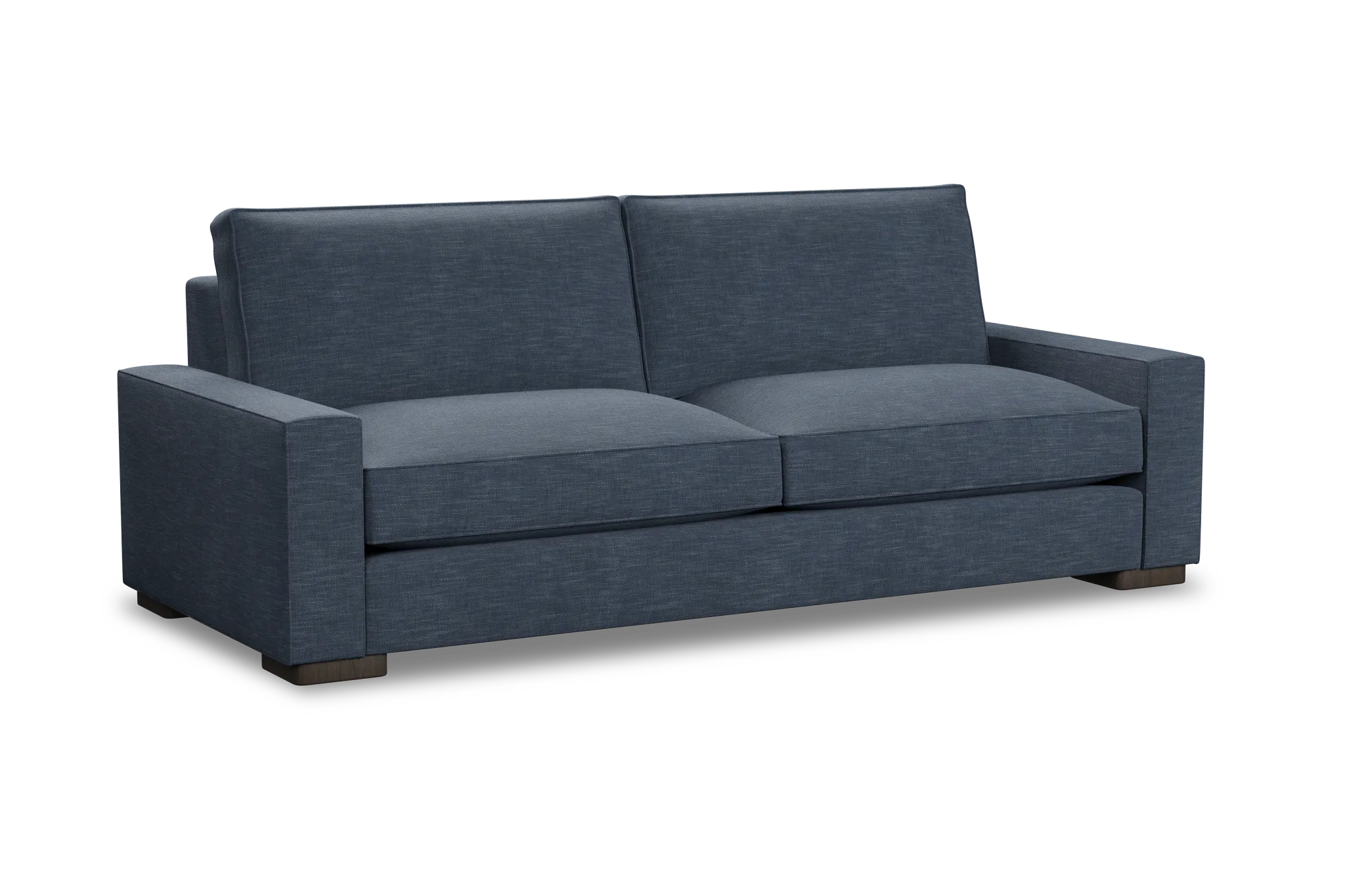 Edgewater Elevation Dark Blue 96" Sofa W/ 2 Cushions