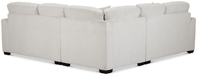 Everly Gray Fabric Small 2-arm Storage Sectional