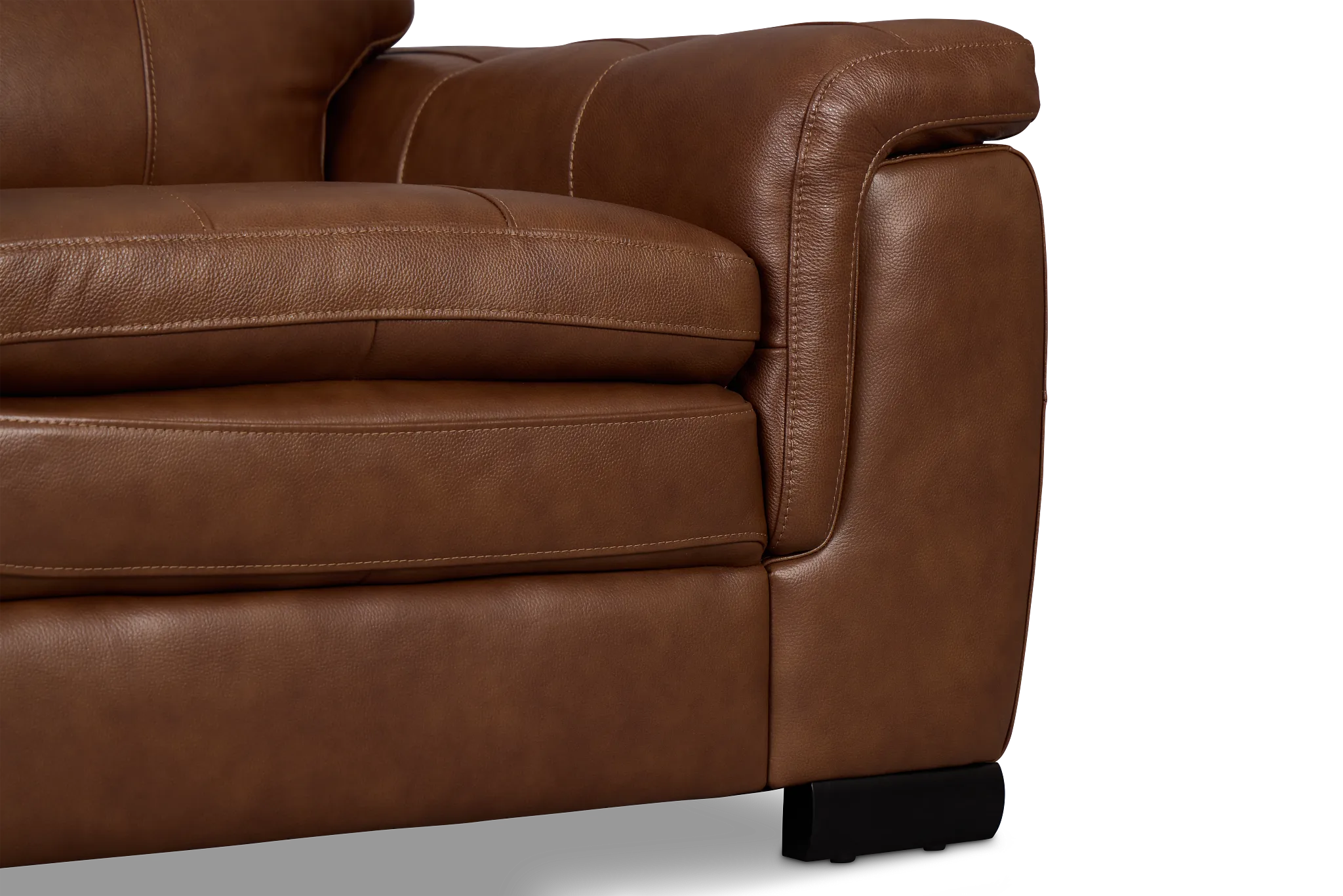 Braden Medium Brown Leather Chair