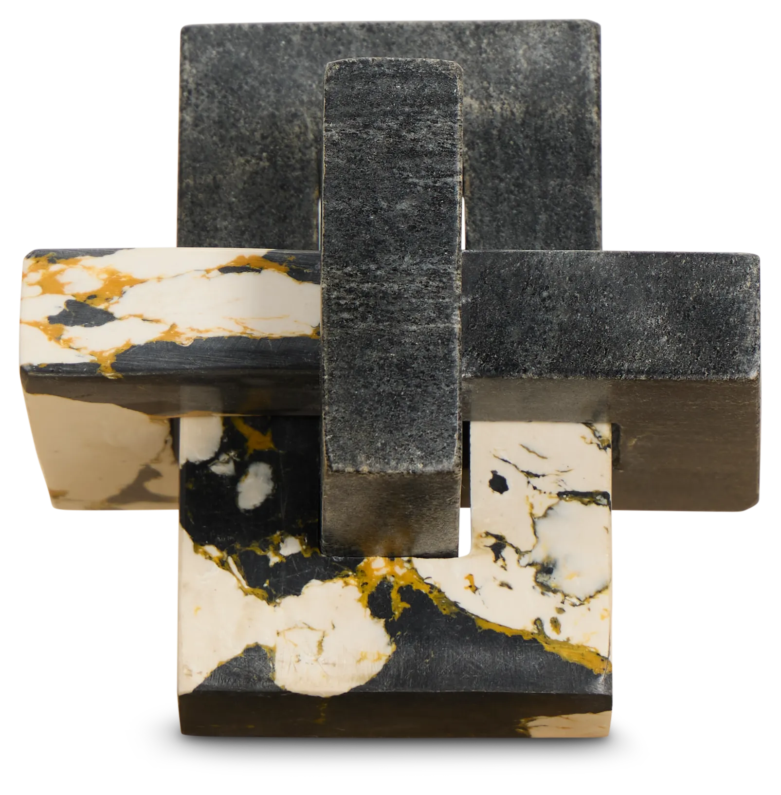 Eleanor Black Stone Tabletop Accessory