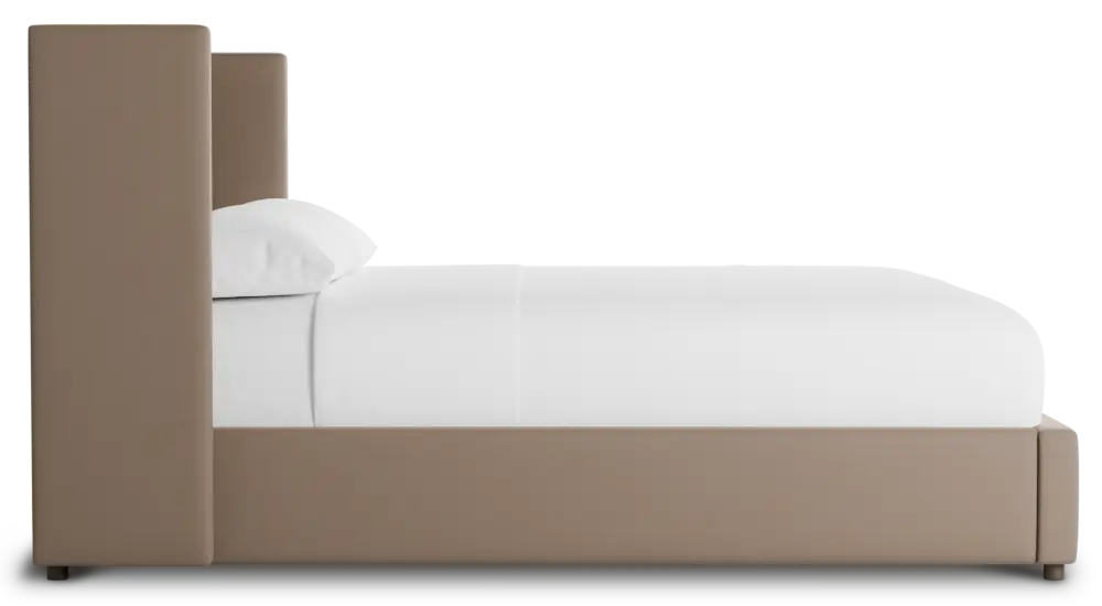 Captiva Joya Beige 48" Upholstered Shelter Bed Captiva Joya Beige 48" Upholstered Shelter Bed
