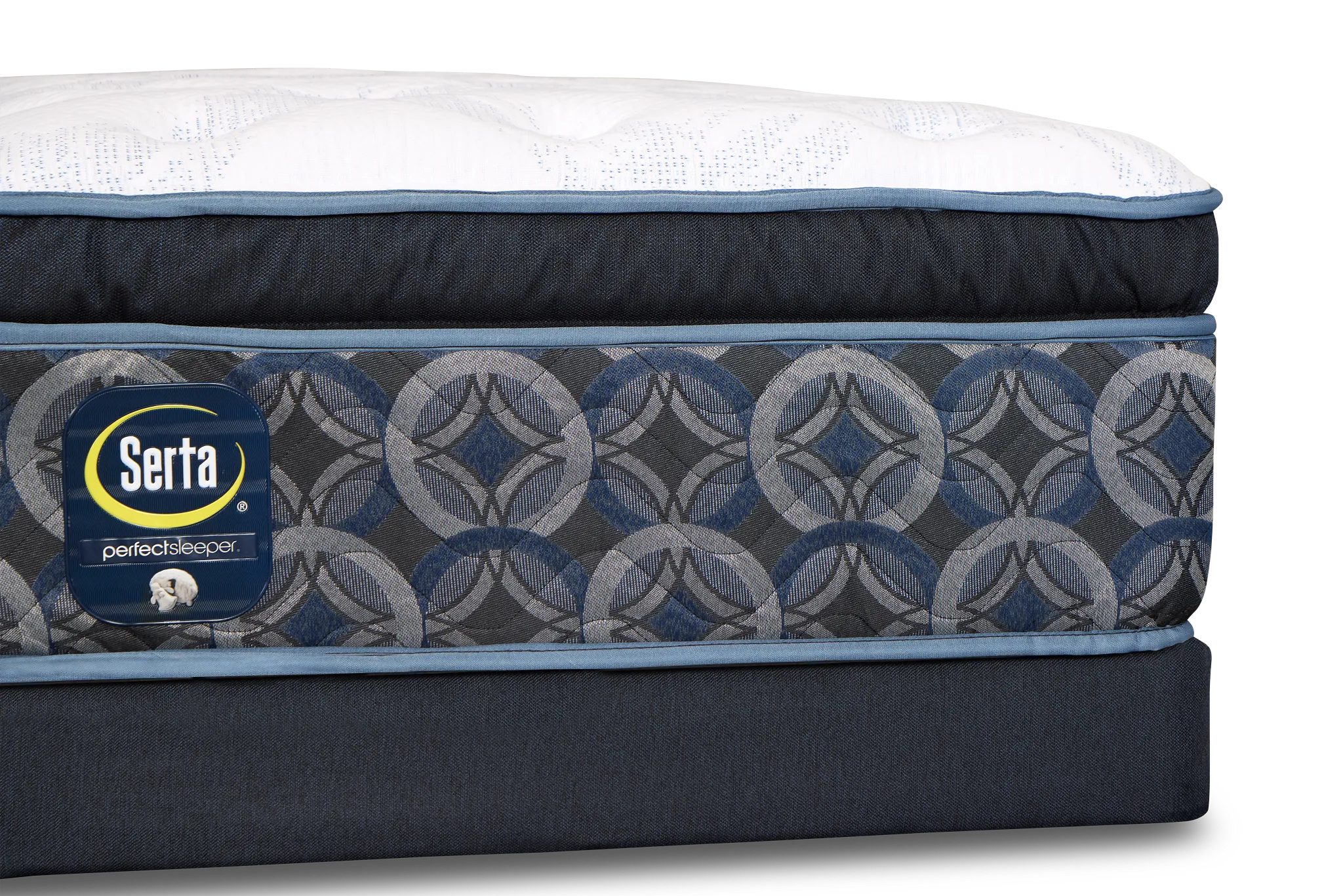 Perfect Sleeper Bay City Plush Low-profile Mattress Set