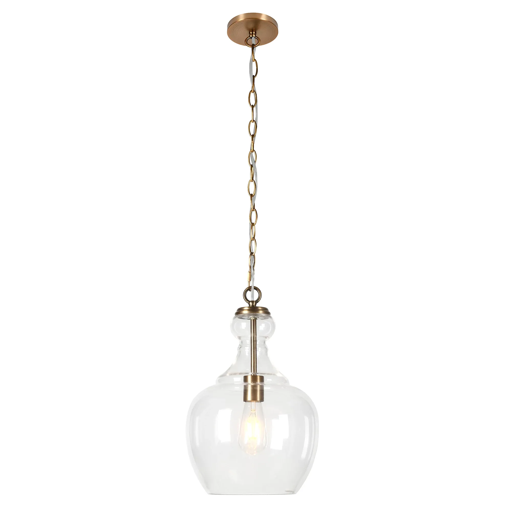 Aurlia Gold Glass Pendant