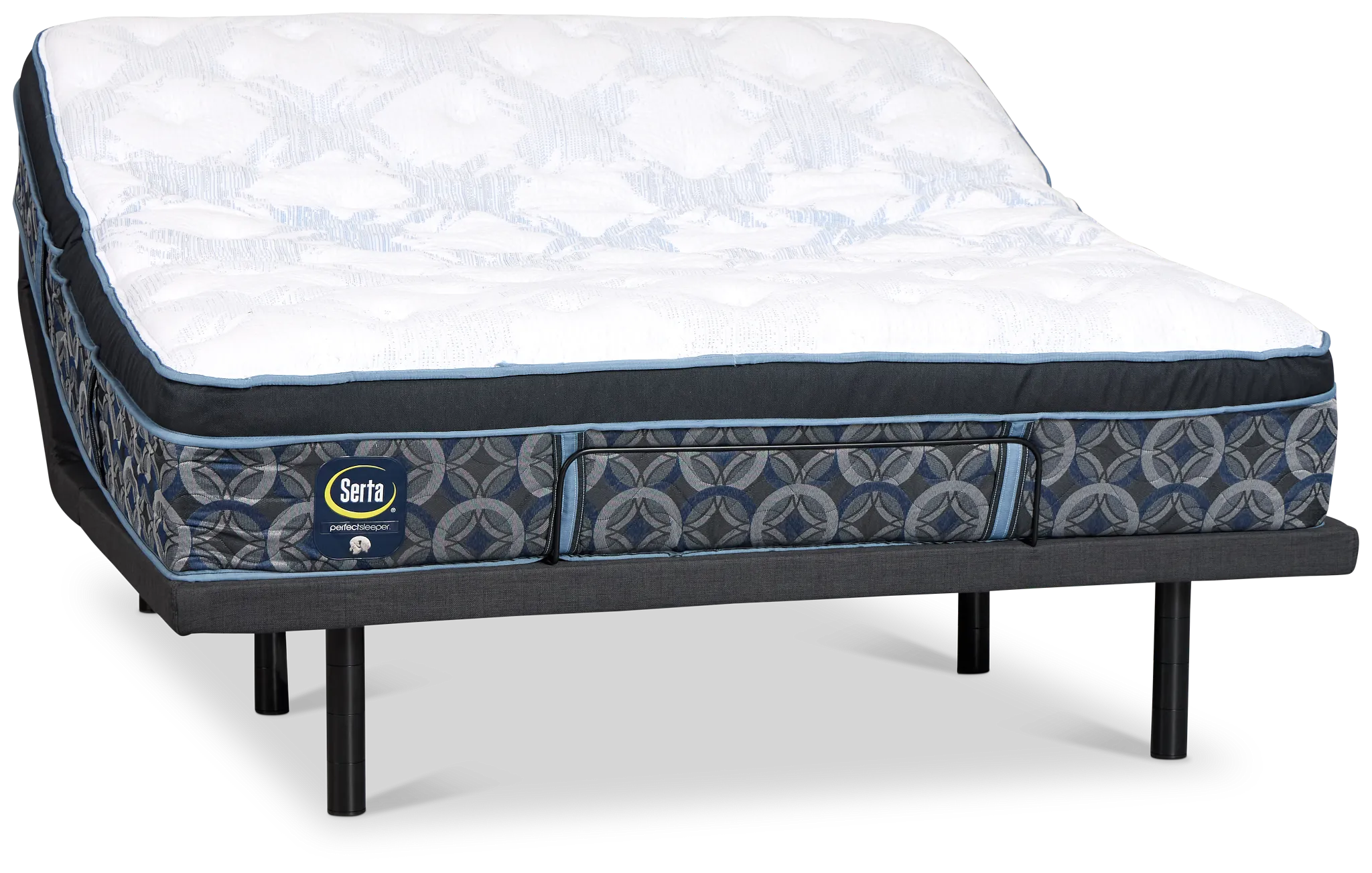 Perfect Sleeper Bay City Plush Baselogic Platinum Adjustable Base Mattress Set
