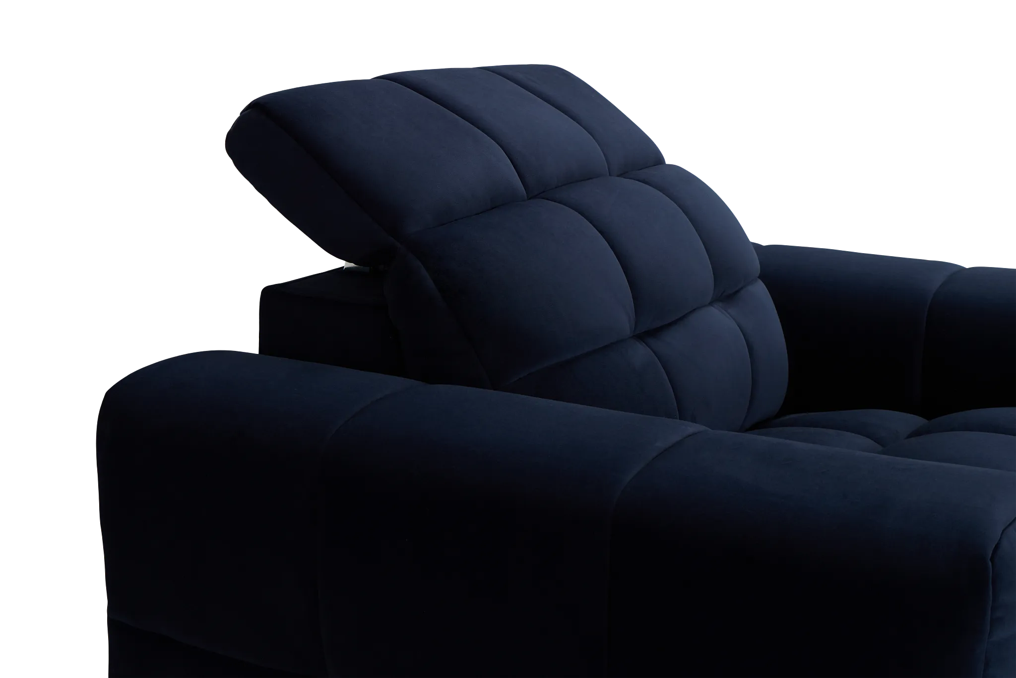 Gemma Navy Velvet Power Recliner