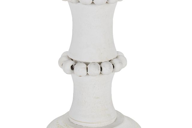 Brock White 11" Candle Holder