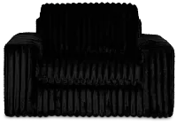 Teddy Black Fabric Oversized Chair