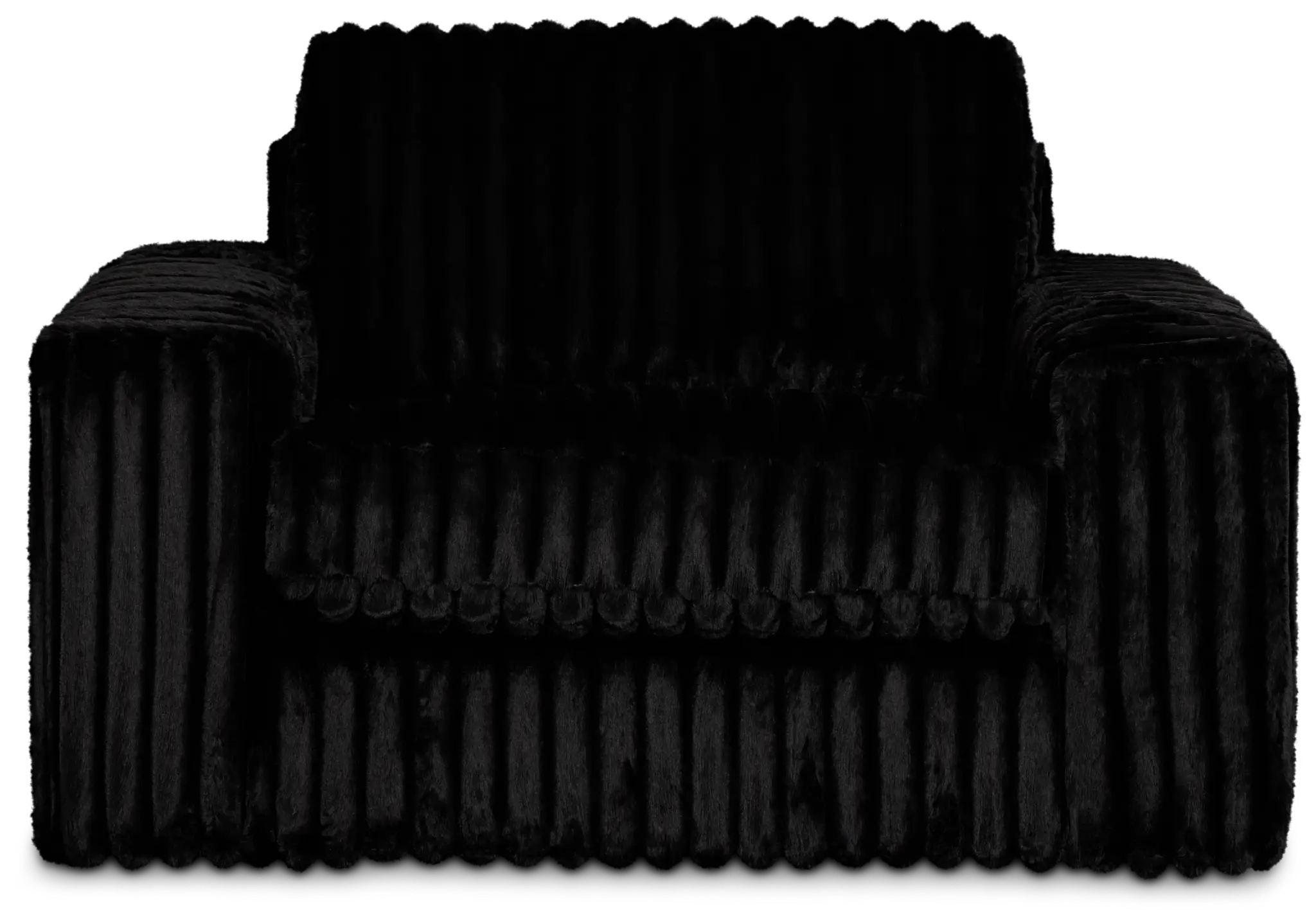 Teddy Black Fabric Oversized Chair Teddy Black Fabric Oversized Chair