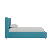 Grayton Peyton Beige 44" Upholstered Platform Bed