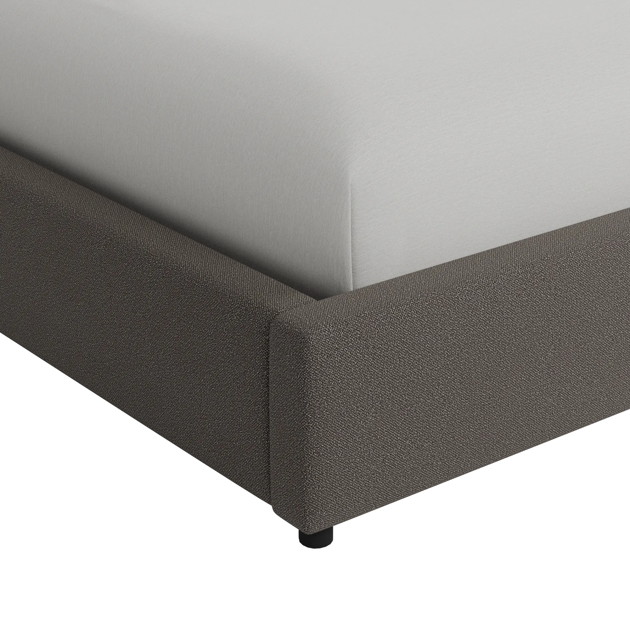 Captiva Elite Dark Gray 48" Upholstered Shelter Bed