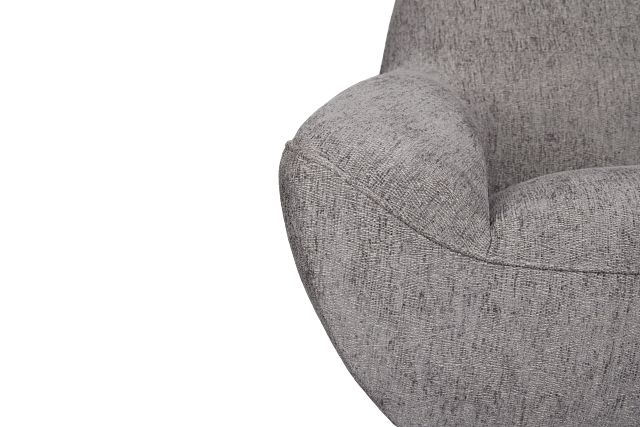 Zoey Dark Gray Fabric Sofa