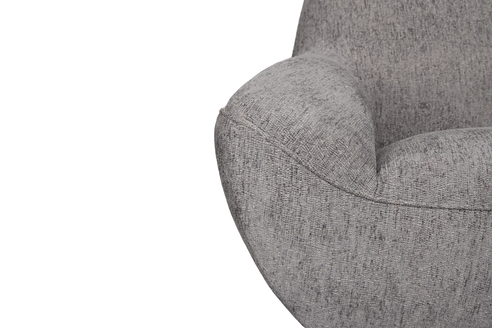 Zoey Dark Gray Fabric Sofa