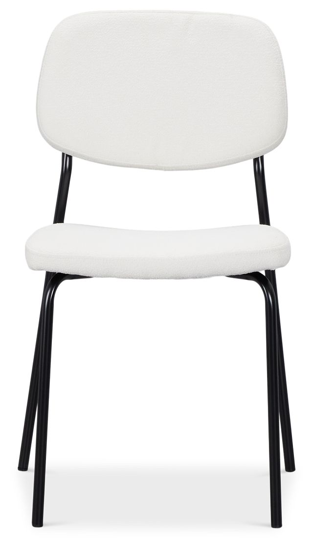 Andover White Upholstered Side Chair