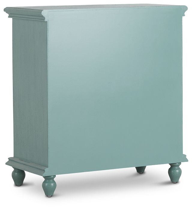 Alexis Teal Two-door Cabinet