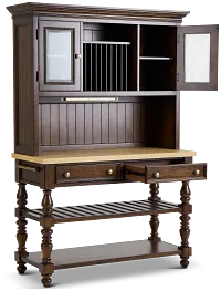 Savannah Dark Tone China Cabinet